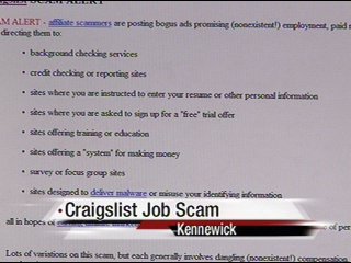 Local craigslist job scam - NBC Right Now/KNDO/KNDU Tri ...