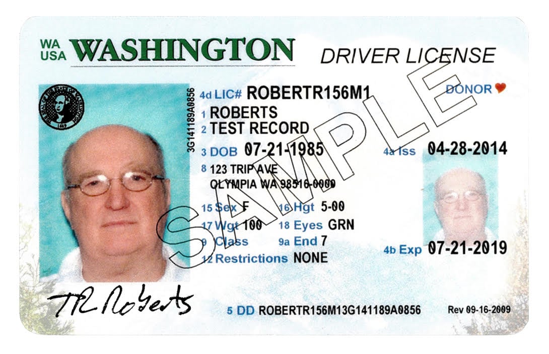 washington driver license legit check