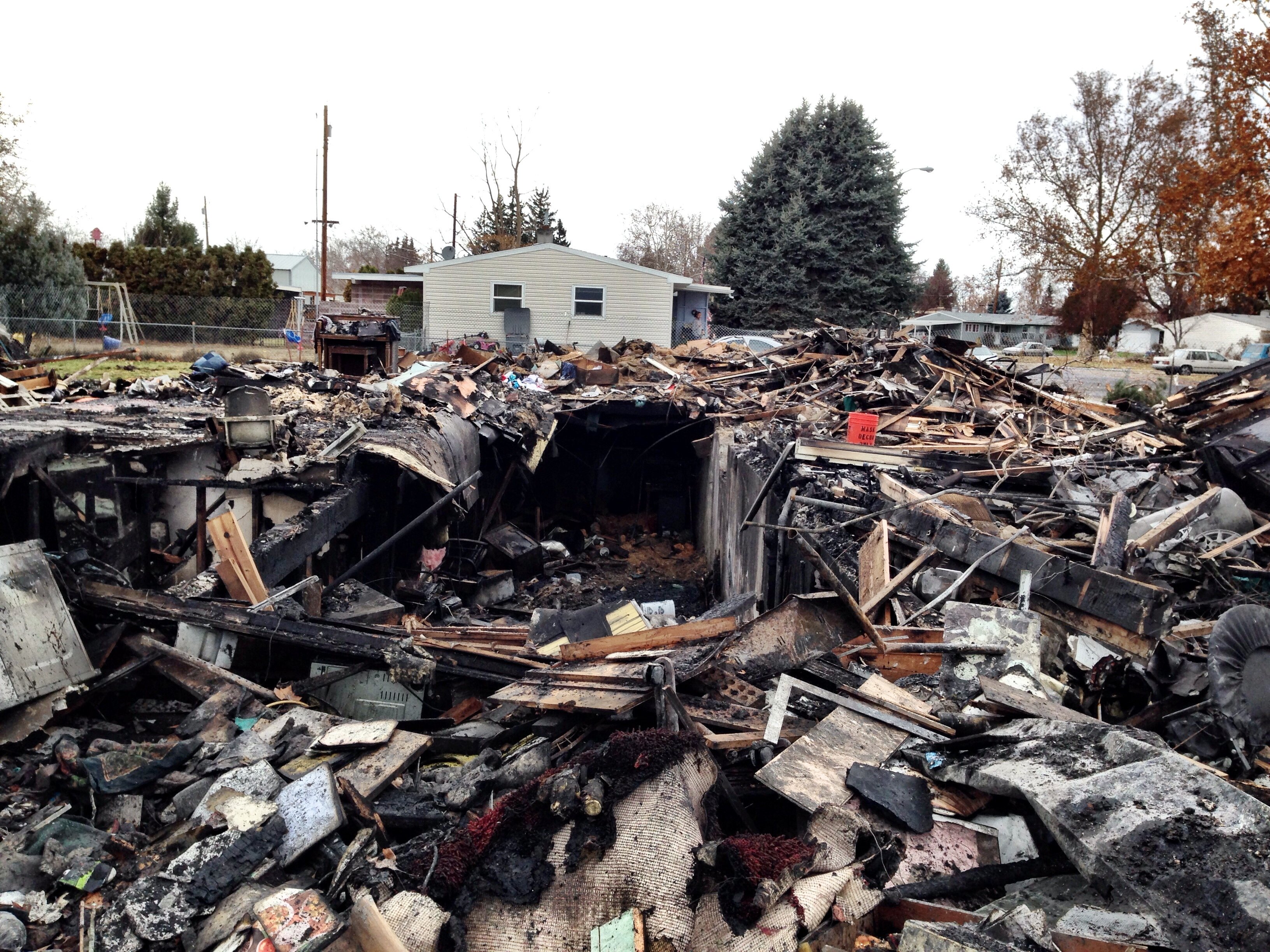 House Demolished After Being Destroyed By Fire NBC Right Now/KNDO