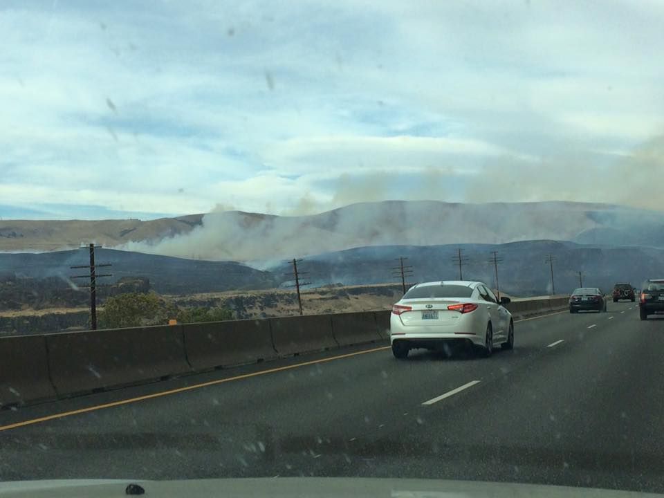 Horsethief Butte Fire Burns Near Goldendale in Klickitat County NBC