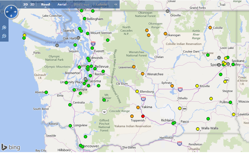 Yakima air quality is on the mend after dropping to unhealthy le NBC