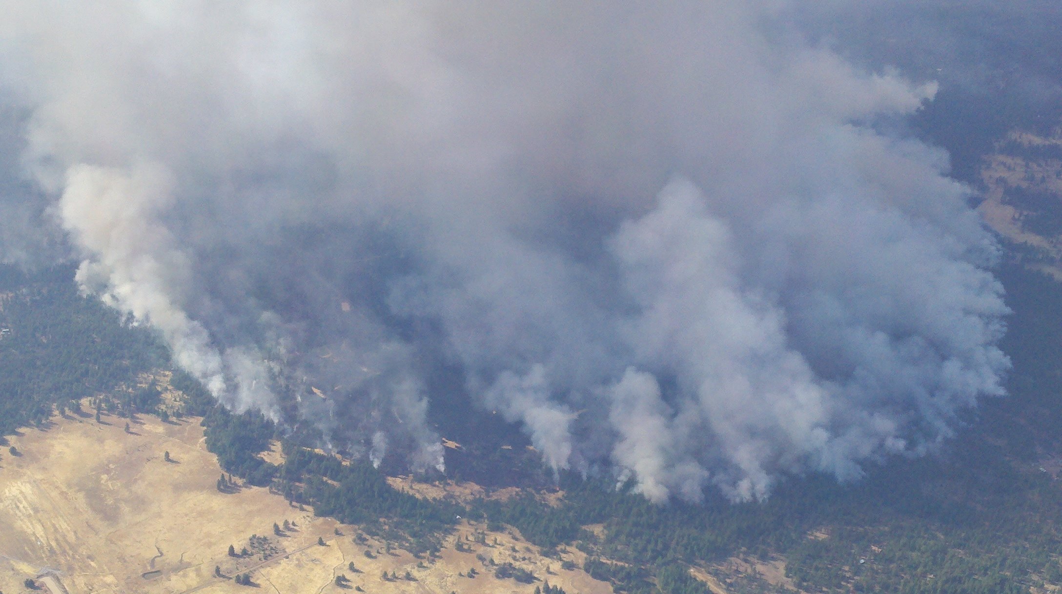 Aerial Pictures of Satus Pass Wildfire - NBC Right Now/KNDO/KNDU Tri ...