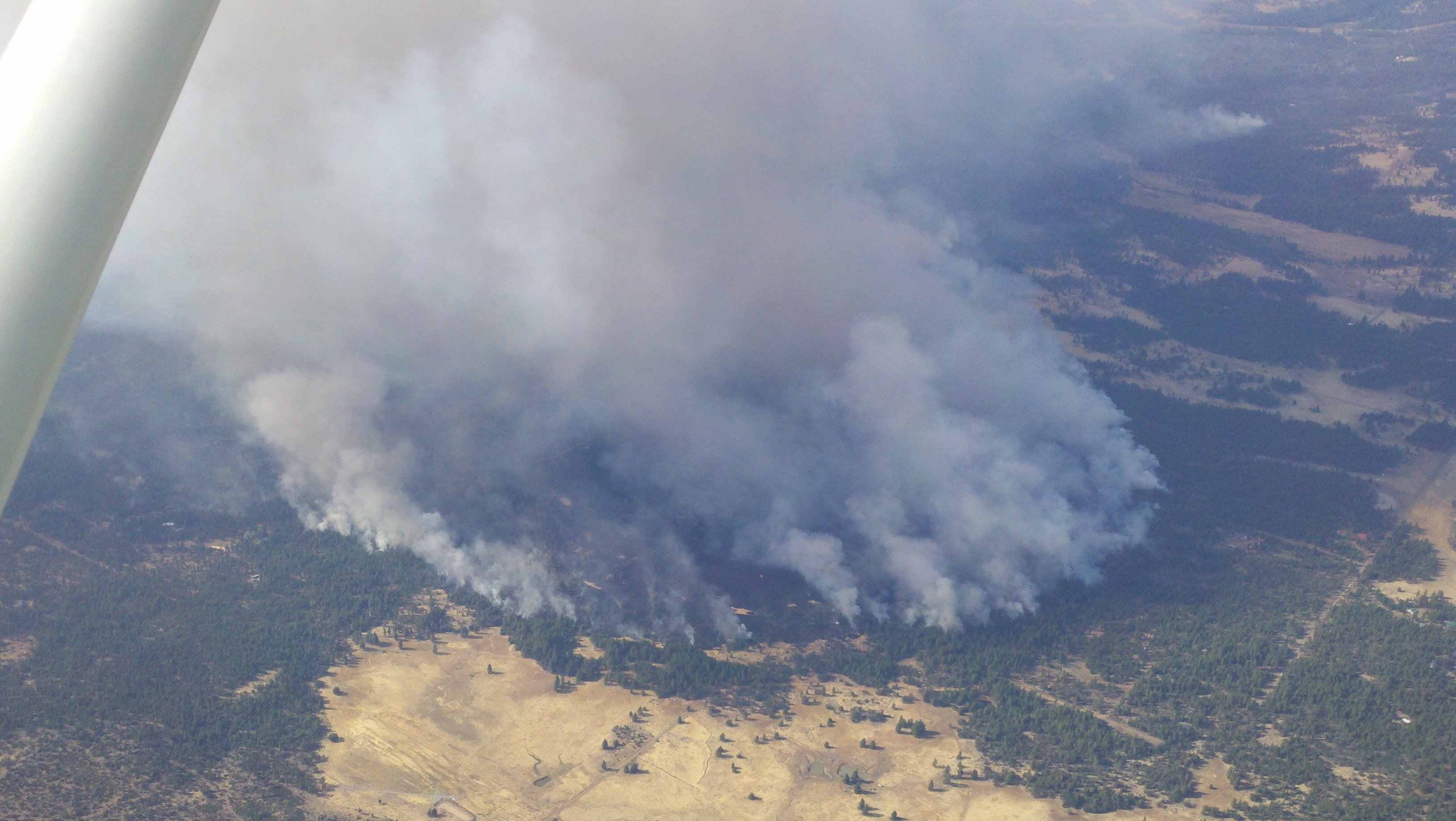 Aerial Pictures of Satus Pass Wildfire - NBC Right Now/KNDO/KNDU Tri ...