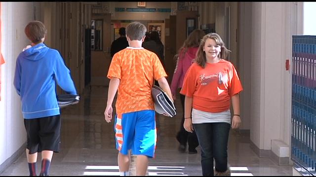 Carmichael Middle School Wears Orange to Stop Bullying - NBC Right Now ...