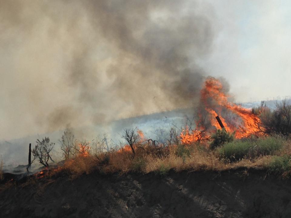 100 Acres Burns in Finley Fire - NBC Right Now/KNDO/KNDU Tri-Cities ...